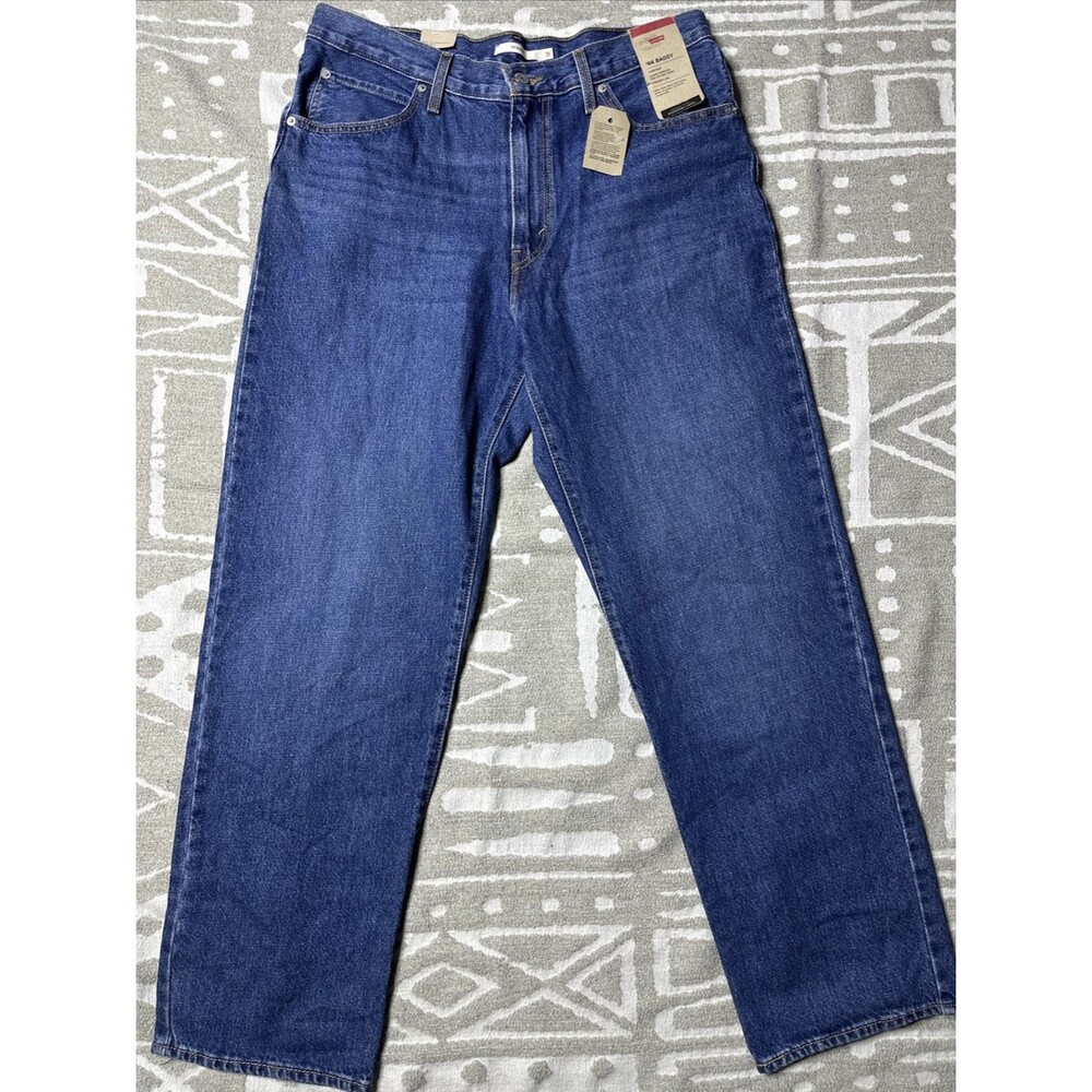 Levi's Women Jeans Mid-Rise '94 Baggy Wide Straight Leg Medium Wash Sz 31X31 NEW